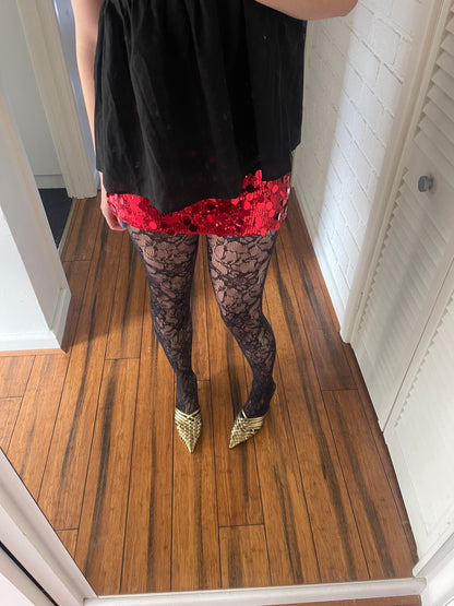 Black Lace Tights