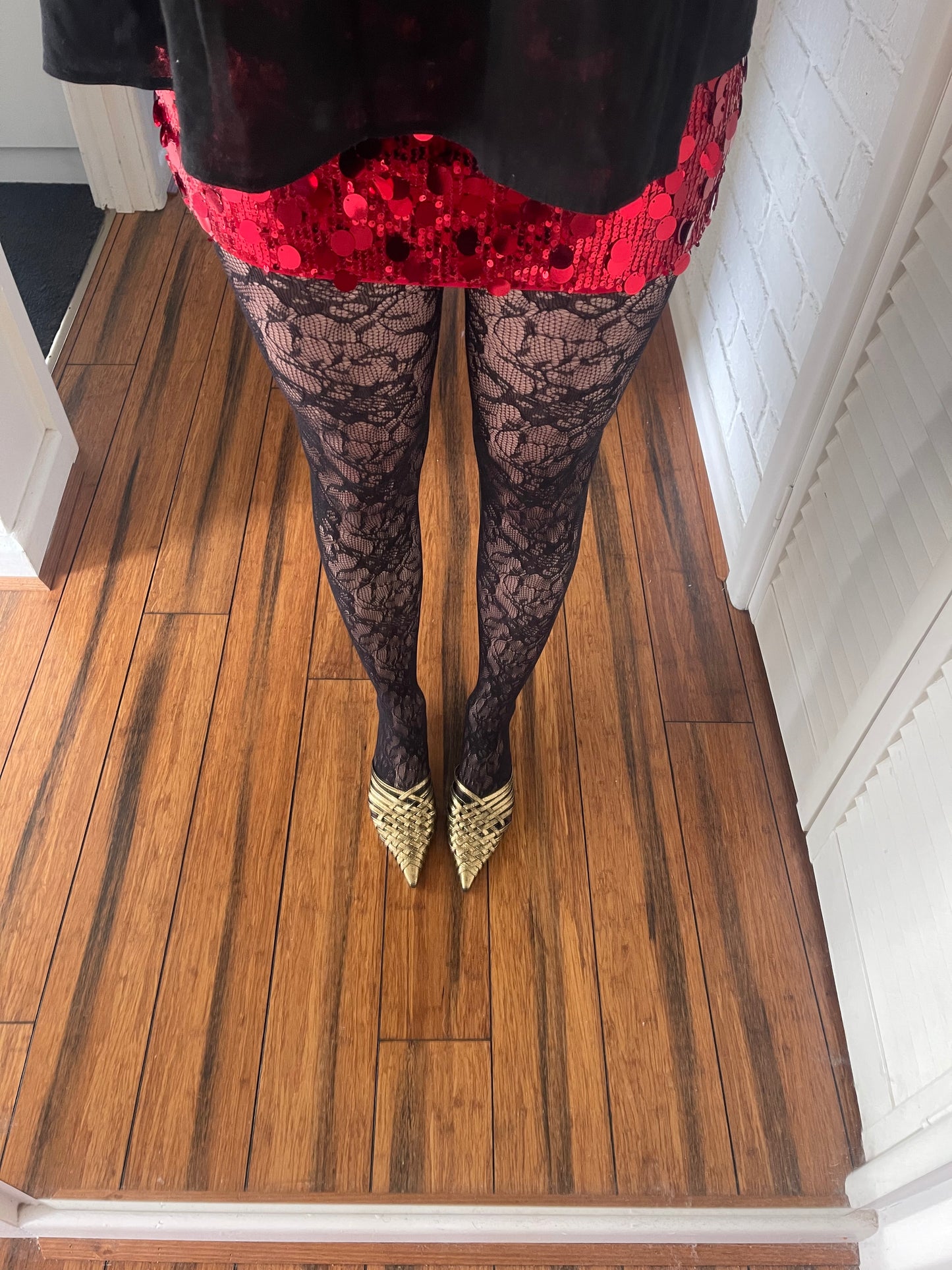 Black Lace Tights