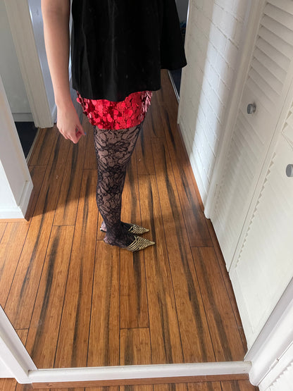 Black Lace Tights