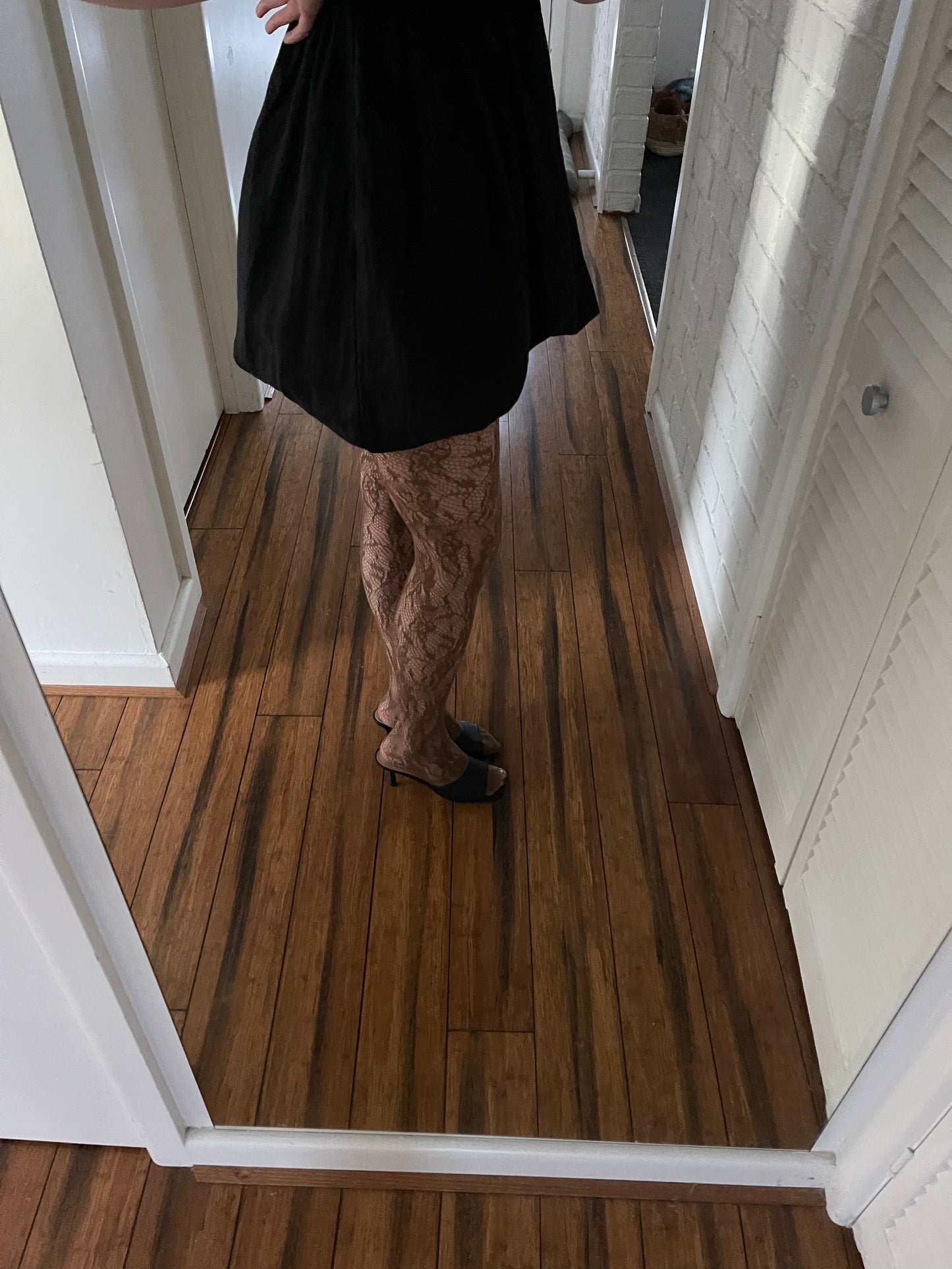 Brown Lace Tights